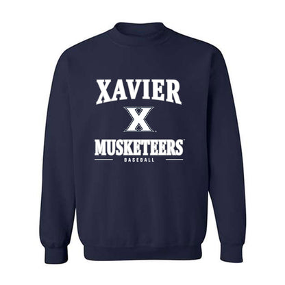 Xavier - NCAA Baseball : Ryan Hussey - Classic Shersey Crewneck Sweatshirt-0