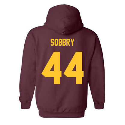 Central Michigan - NCAA Baseball : Chance Sobbry - Classic Shersey Hooded Sweatshirt-1