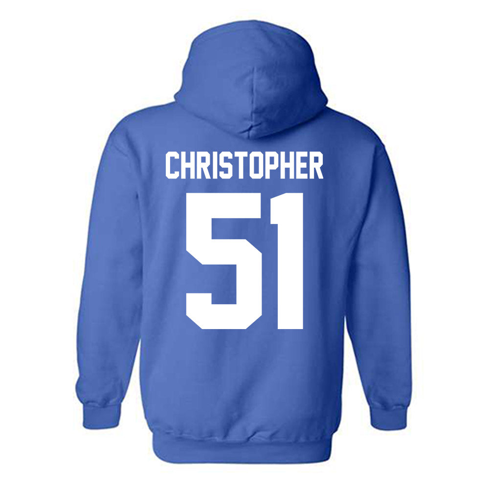 Seton Hall - NCAA Baseball : Mason Christopher - Classic Shersey Hooded Sweatshirt-1