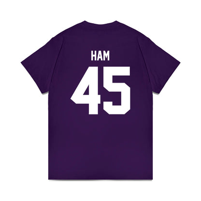 PVAMU - NCAA Baseball : Hunter Ham - Classic Shersey Heavy Cotton™ T-Shirt-1