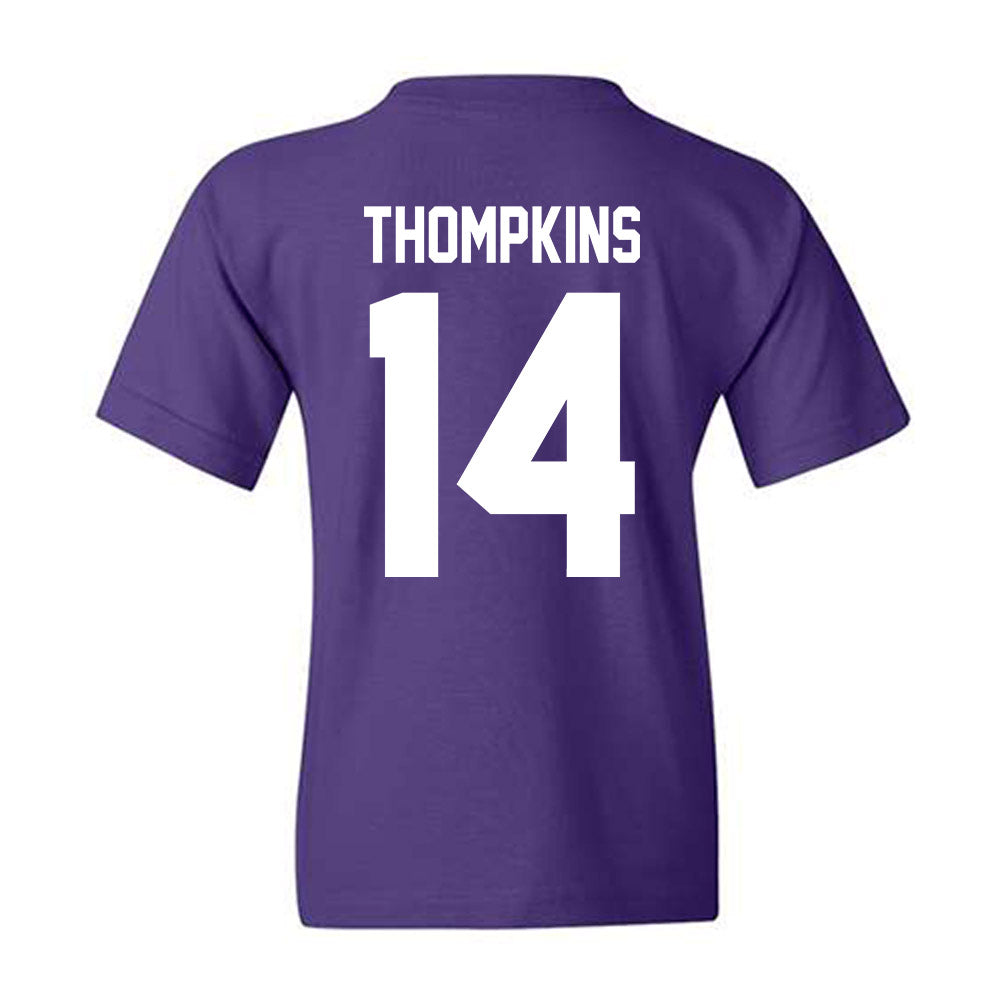 PVAMU - NCAA Baseball : KALEB THOMPKINS - Classic Shersey Youth T-Shirt-1