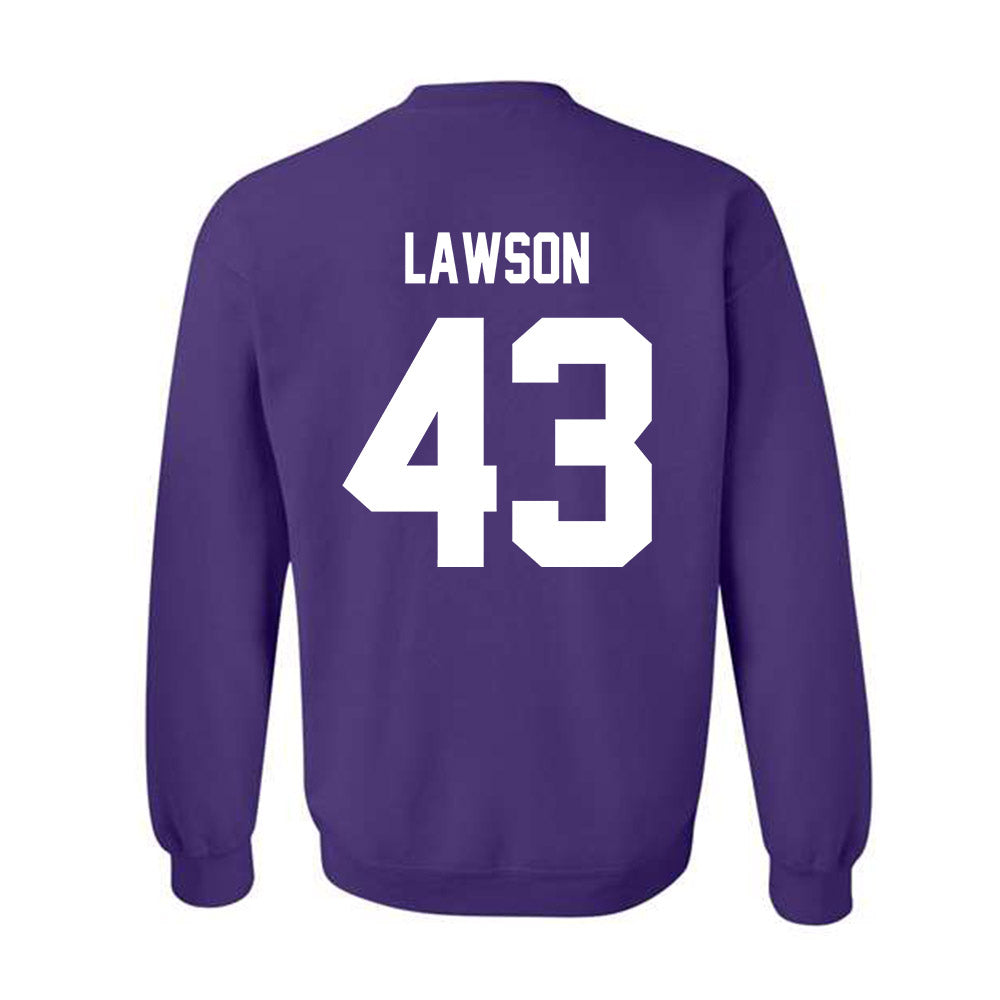 PVAMU - NCAA Baseball : John Lawson - Classic Shersey Crewneck Sweatshirt-1