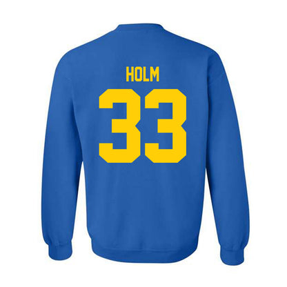 McNeese State - NCAA Baseball : Ian Holm - Classic Shersey Crewneck Sweatshirt-1