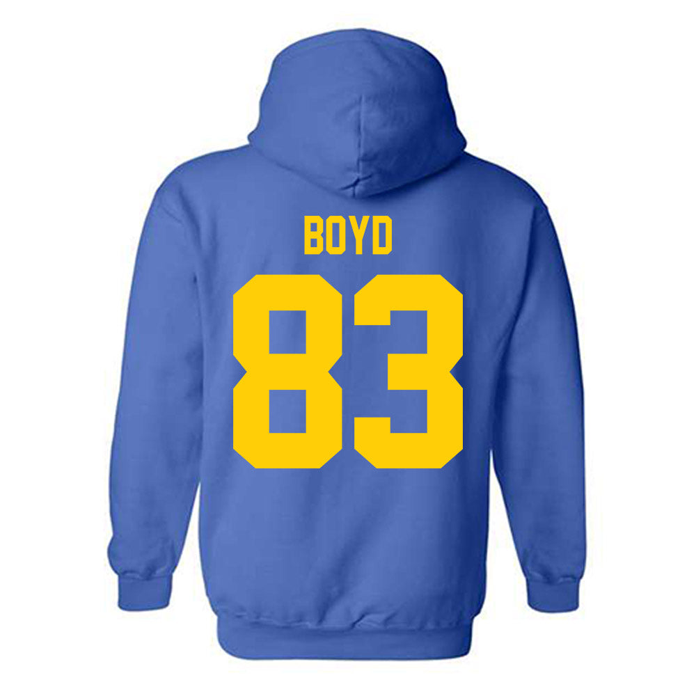 McNeese State - NCAA Football : Reed Boyd - Classic Shersey Hooded Sweatshirt-1
