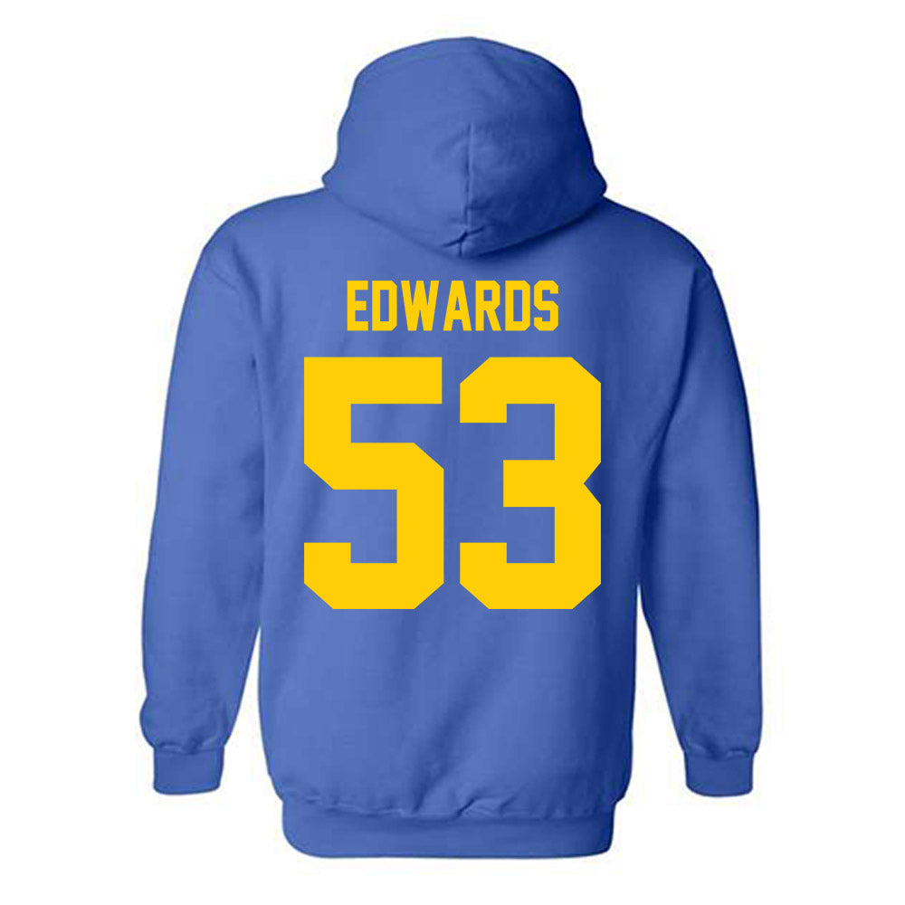 McNeese State - NCAA Football : Chris Edwards - Classic Shersey Hooded Sweatshirt-1