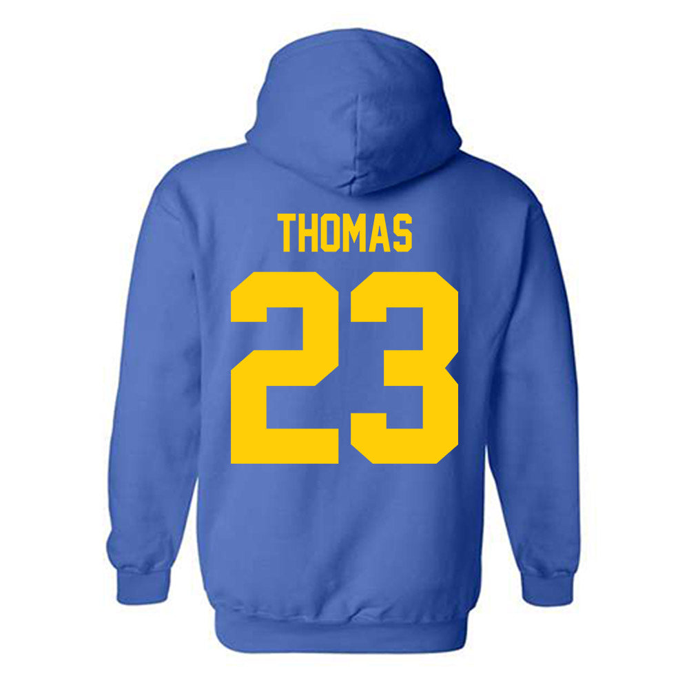 McNeese State - NCAA Football : Peyton Thomas - Classic Shersey Hooded Sweatshirt-1