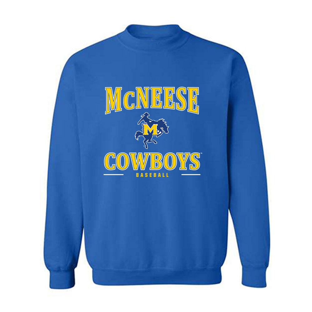 McNeese State - NCAA Baseball : Ty Howry - Classic Shersey Crewneck Sweatshirt-0