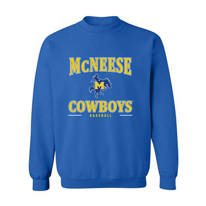 McNeese State - NCAA Baseball : Ty Howry - Classic Shersey Crewneck Sweatshirt-0