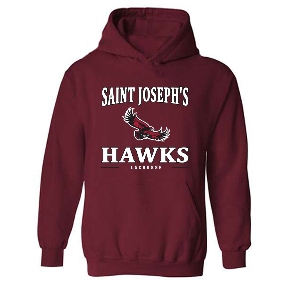 St. Joe's - NCAA Men's Lacrosse : James Zingo - Classic Shersey Hooded Sweatshirt-0