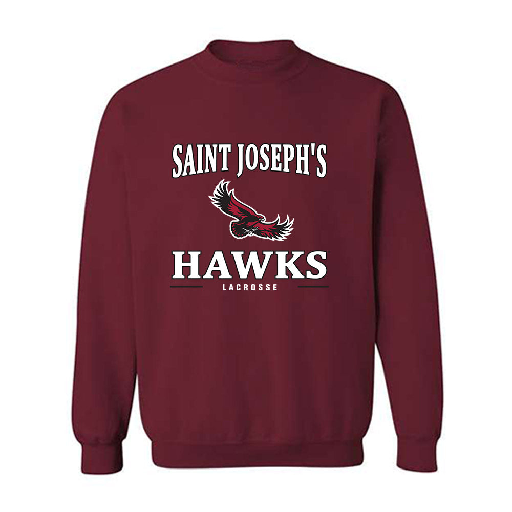 St. Joe's - NCAA Men's Lacrosse : Ben Dutton - Classic Shersey Crewneck Sweatshirt-0