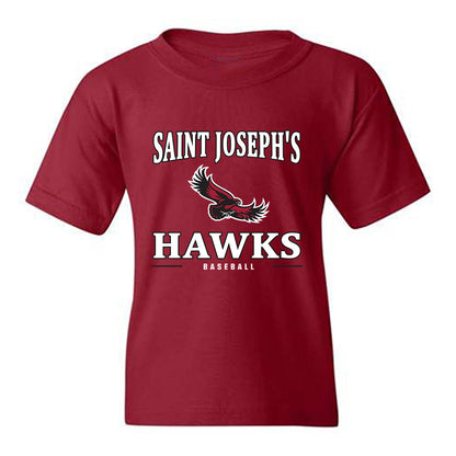 St. Joe's - NCAA Baseball : Carson Applegate - Classic Shersey Youth T-Shirt-0