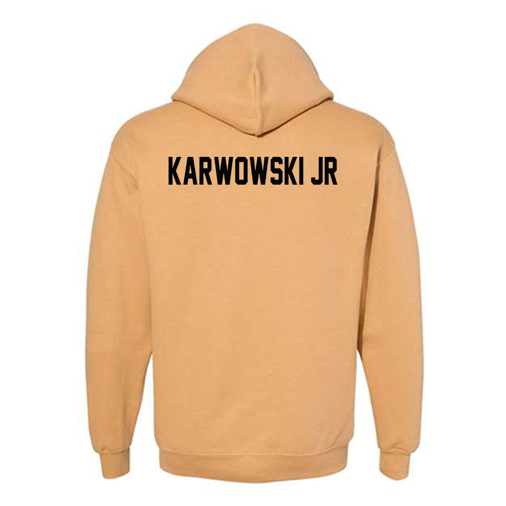 Michigan Tech - NCAA Football : Brett Karwowski Jr - Classic Shersey Hooded Sweatshirt-1