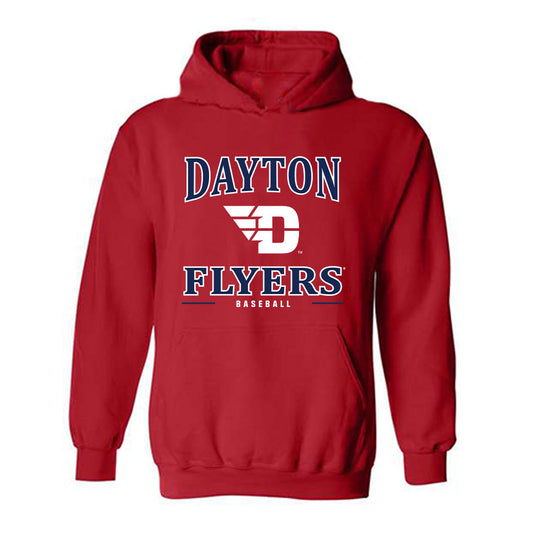 Dayton - NCAA Baseball : Jon Alstrom - Classic Shersey Hooded Sweatshirt-0