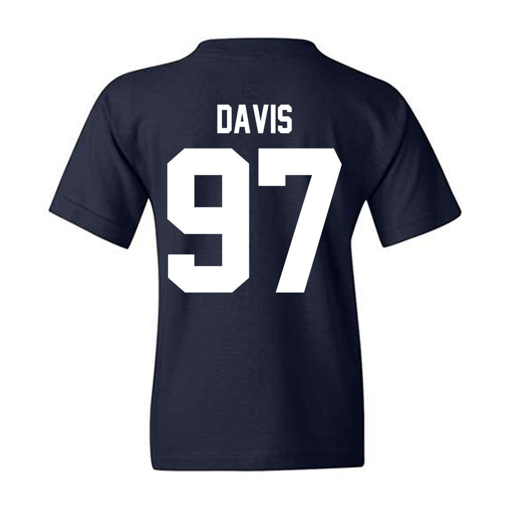 Drake - NCAA Football : Devyn Davis - Classic Shersey Youth T-Shirt-1