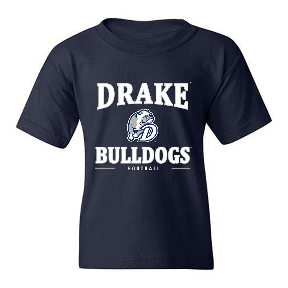 Drake - NCAA Football : Devyn Davis - Classic Shersey Youth T-Shirt-0