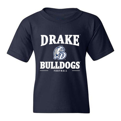 Drake - NCAA Football : Devyn Davis - Classic Shersey Youth T-Shirt-0