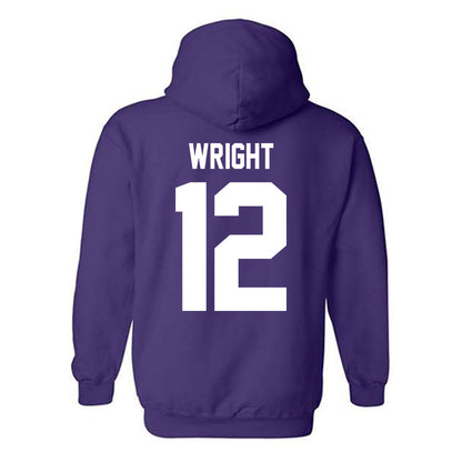 SFA - NCAA Softball : Morgan Wright - Classic Shersey Hooded Sweatshirt-1