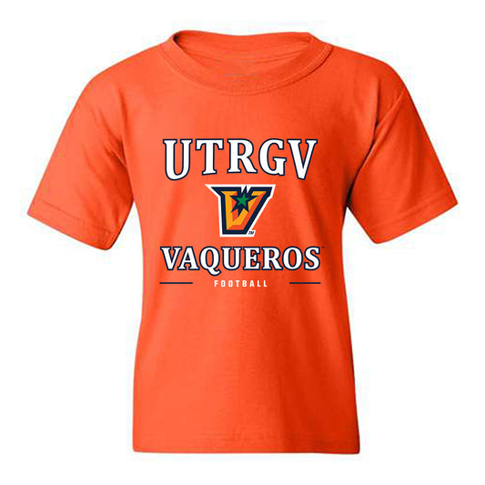 UTRGV - NCAA Football : Seyyid Smith - Classic Shersey Youth T-Shirt-0