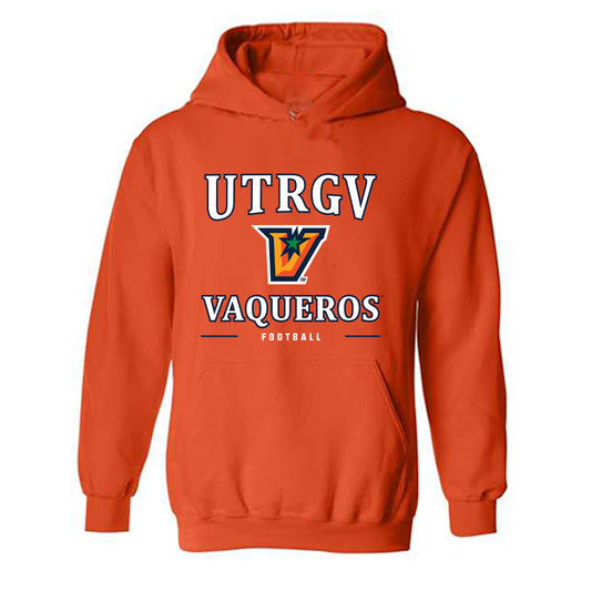 UTRGV - NCAA Football : Broderick Taylor - Classic Shersey Hooded Sweatshirt-0