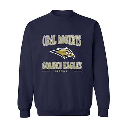Oral Roberts - NCAA Baseball : Tanner McMurray - Classic Shersey Crewneck Sweatshirt-0