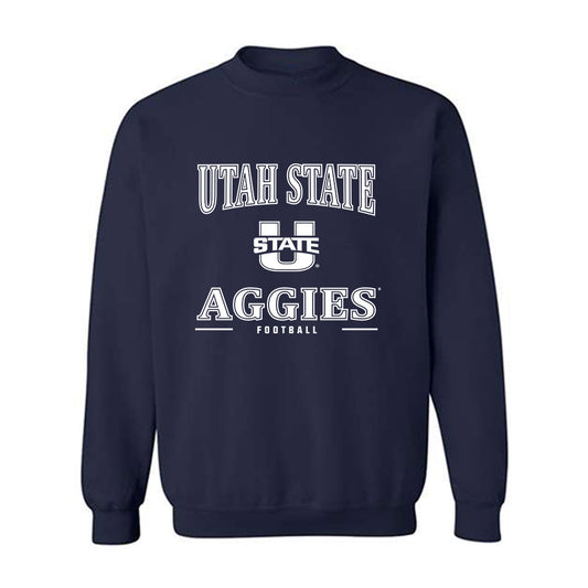 Utah State - NCAA Football : Odhran Kenny - Classic Shersey Crewneck Sweatshirt-0