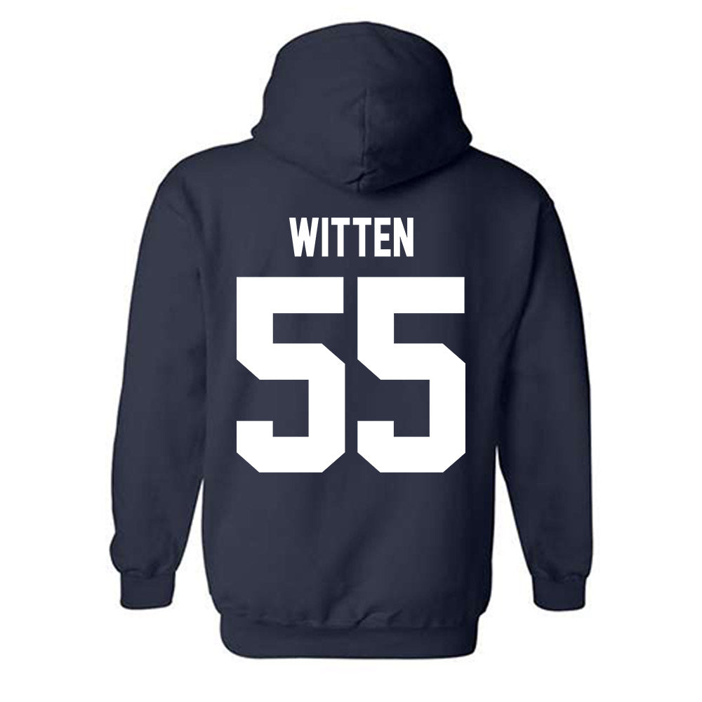 Rice - NCAA Football : CJ Witten - Classic Shersey Hooded Sweatshirt-1