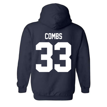 Rice - NCAA Football : Stone Combs - Classic Shersey Hooded Sweatshirt-1