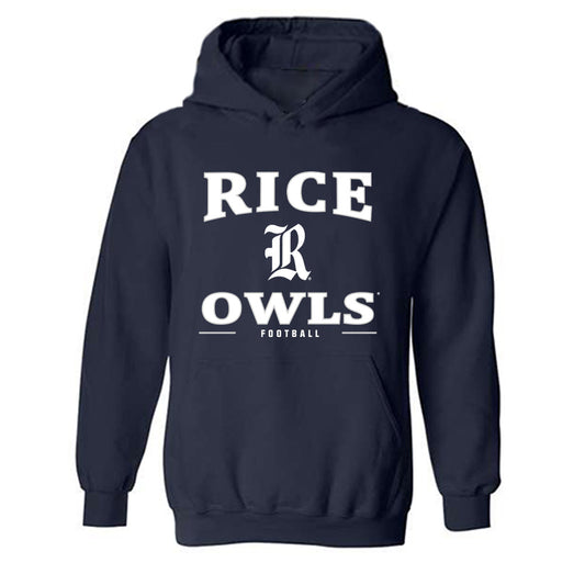 Rice - NCAA Football : Carson Morgan - Classic Shersey Hooded Sweatshirt-0