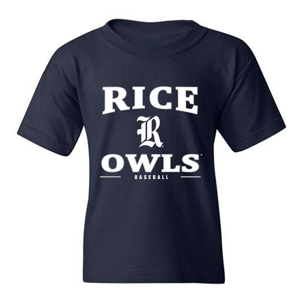 Rice - NCAA Baseball : Mason Ashlock - Classic Shersey Youth T-Shirt-0