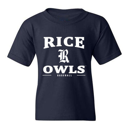 Rice - NCAA Baseball : Mason Ashlock - Classic Shersey Youth T-Shirt-0