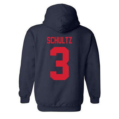 Robert Morris - NCAA Women's Volleyball : Tia Schultz - Classic Shersey Hooded Sweatshirt-1