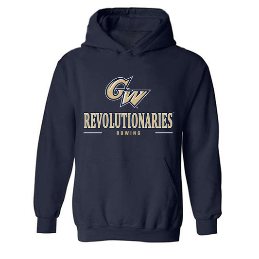 GWU - NCAA Women's Rowing : Abigail Bradley - Classic Shersey Hooded Sweatshirt-0