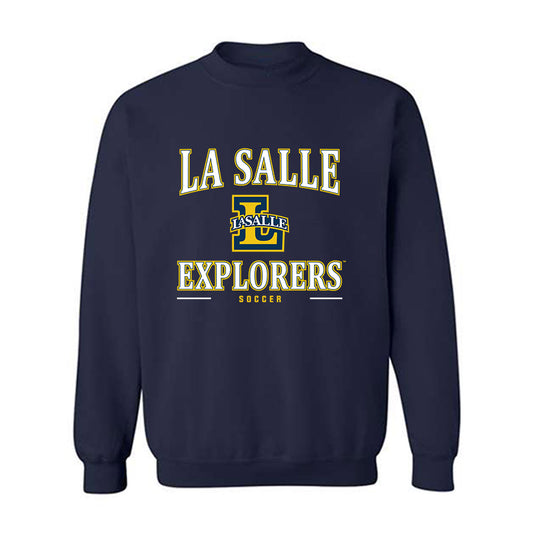La Salle - NCAA Men's Soccer : Michael Ziegler - Classic Shersey Crewneck Sweatshirt-0