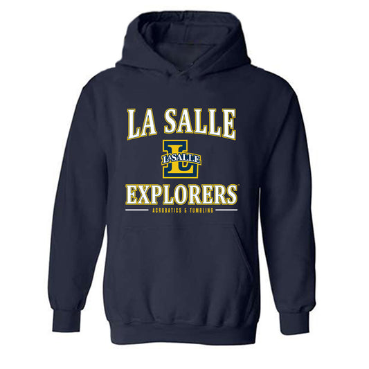 La Salle - NCAA Acrobatics & Tumbling : Brooke Rutkowitz - Classic Shersey Hooded Sweatshirt-0