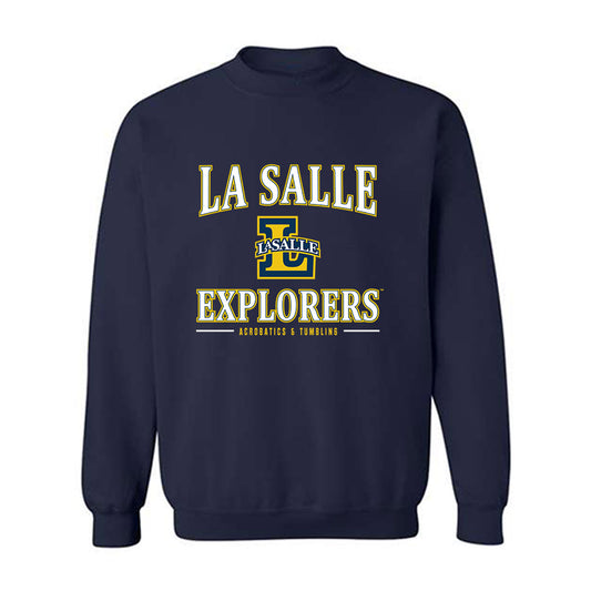 La Salle - NCAA Acrobatics & Tumbling : Alyvia Teller - Classic Shersey Crewneck Sweatshirt-0