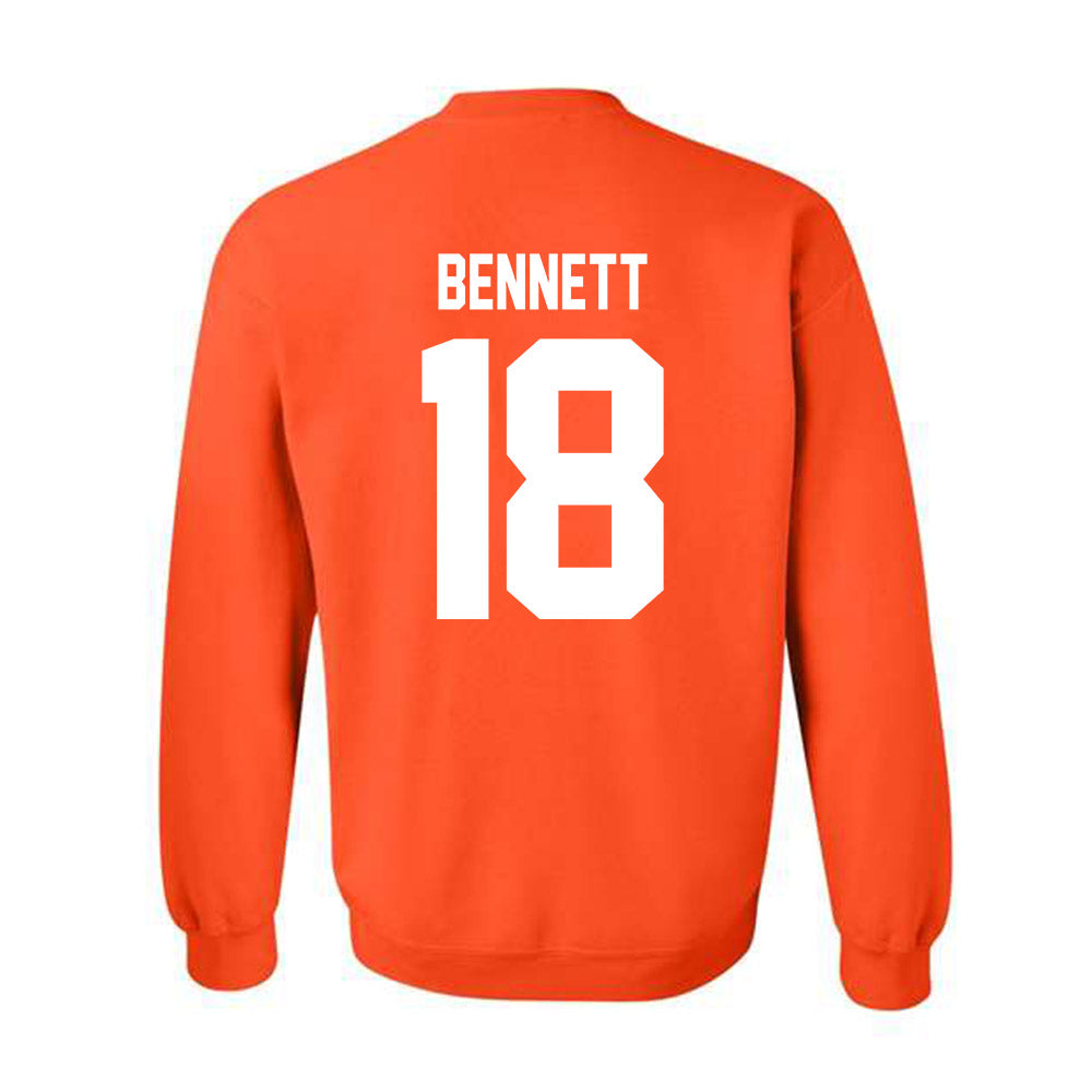 SHSU - NCAA Baseball : Devin Bennett - Classic Shersey Crewneck Sweatshirt-1