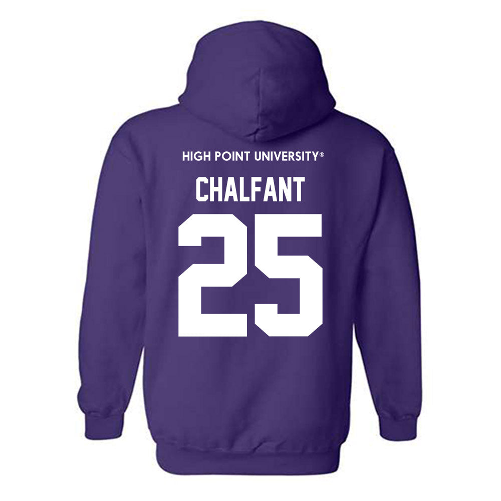 High Point - NCAA Baseball : Cam Chalfant - Classic Shersey Hooded Sweatshirt-1
