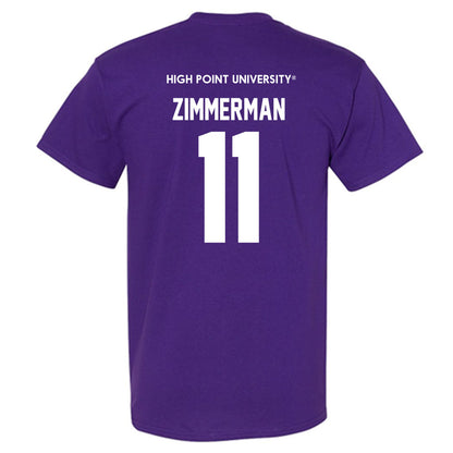 High Point - NCAA Baseball : Noah Zimmerman - T-Shirt-1