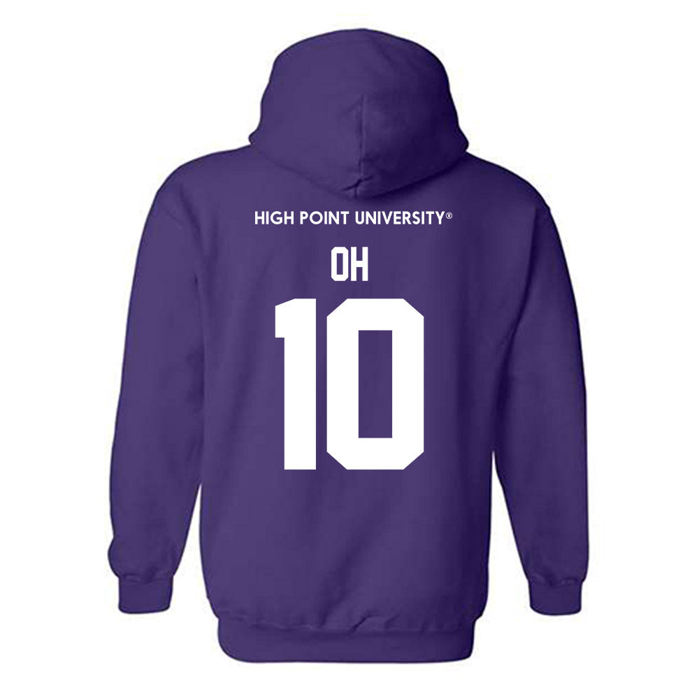 High Point - NCAA Baseball : Seojun Oh - Classic Shersey Hooded Sweatshirt-1