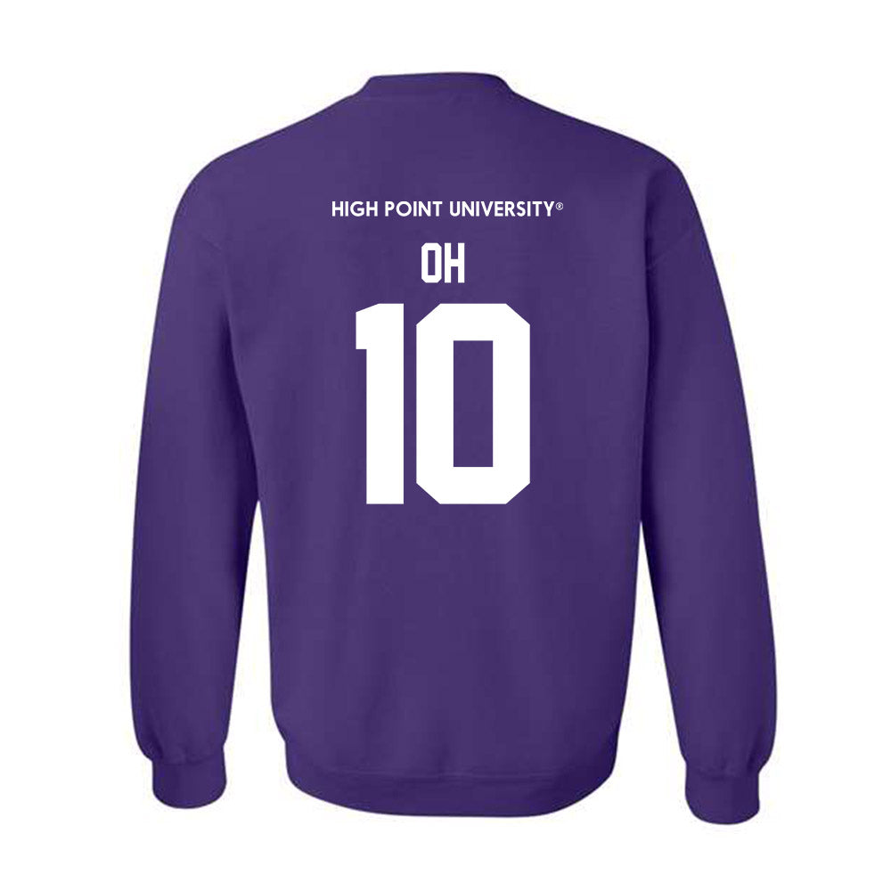 High Point - NCAA Baseball : Seojun Oh - Crewneck Sweatshirt-1