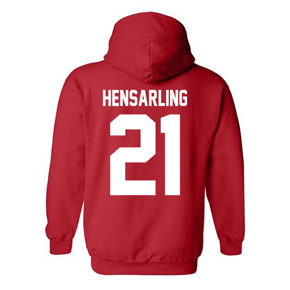 Nicholls State - NCAA Baseball : Cannon Hensarling - Classic Shersey Hooded Sweatshirt-1