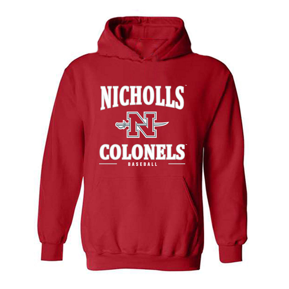 Nicholls State - NCAA Baseball : Will Mabry - Classic Shersey Hooded Sweatshirt-0