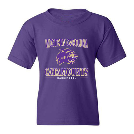 Western Carolina - NCAA Men's Basketball : Jaeden Roberts - Classic Shersey Youth T-Shirt-0