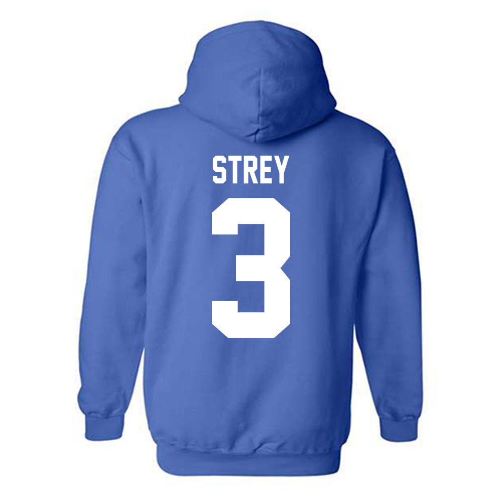 Creighton - NCAA Baseball : Owen Strey - Hooded Sweatshirt-1