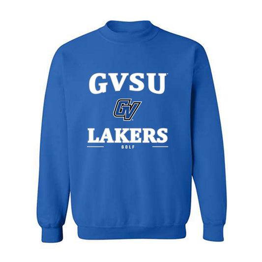 Grand Valley - NCAA Men's Golf : Finley Dober - Classic Shersey Crewneck Sweatshirt-0