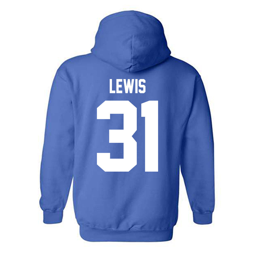 Georgia State - NCAA Baseball : Cooper Lewis - Classic Shersey Hooded Sweatshirt-1