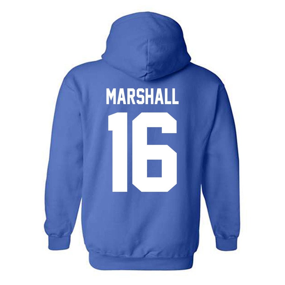 Georgia State - NCAA Football : Jaylin Marshall - Classic Shersey Hooded Sweatshirt-1