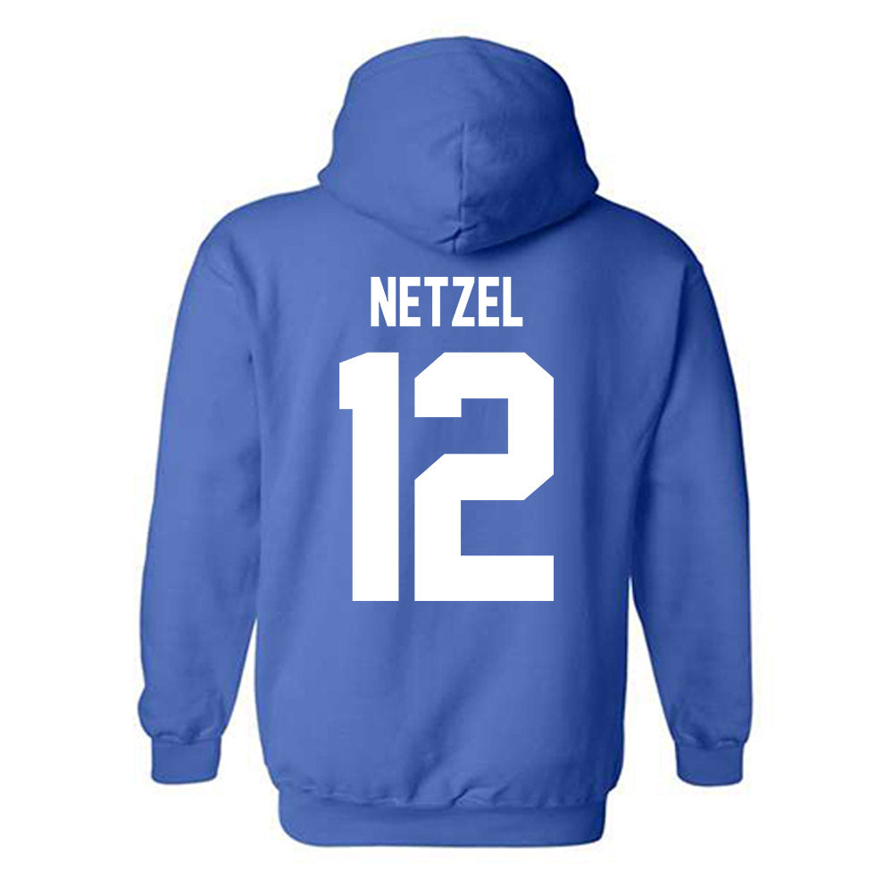 DePaul - NCAA Men's Soccer : Gavin Netzel - Hooded Sweatshirt-1