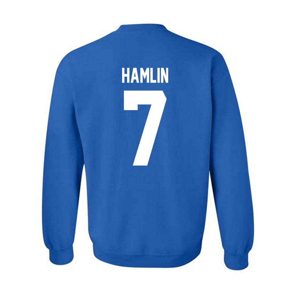 BYU - NCAA Women's Basketball : Olivia Hamlin - Crewneck Sweatshirt-1