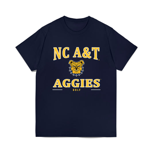 North Carolina A&T - NCAA Men's Golf : Ignacio Zapata - Classic Shersey Heavy Cotton™ T-Shirt-0